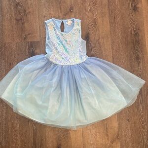 Sparkling Blue Kids Dress
